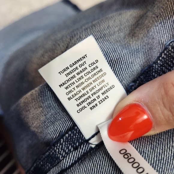 New York Co. Denim stretchy pin up  skirt size  8 blue - Picture 9 of 11